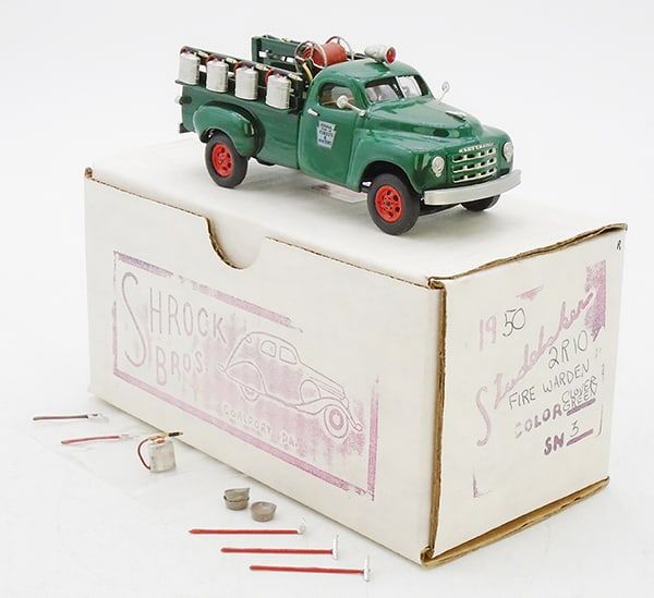 Lot 207: SHROCK #3 1950 STUDEBAKER 2R10 FIRE WARDEN TRUCK