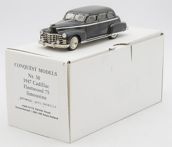 Lot 235: CONQUEST MODELS #30 1947 CADILLAC FLEETWOOD LIMO