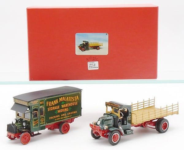 Lot 246: 2 MINI MARQUE FRANK MALATESTA TRUCKS