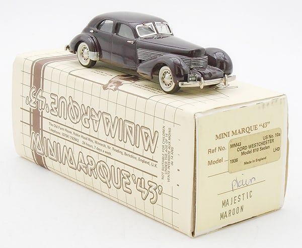 Lot 258: MINI MARQUE 10A 1936 CORD WESTCHESTER 810