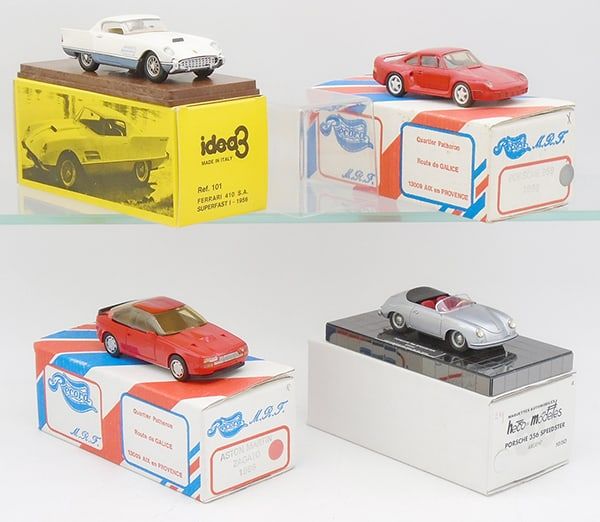 Lot 382: 4 SPORTS CAR MODELS