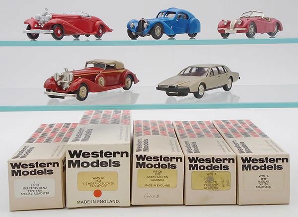Lot 450: 5 WESTERN MODELS AUTOS