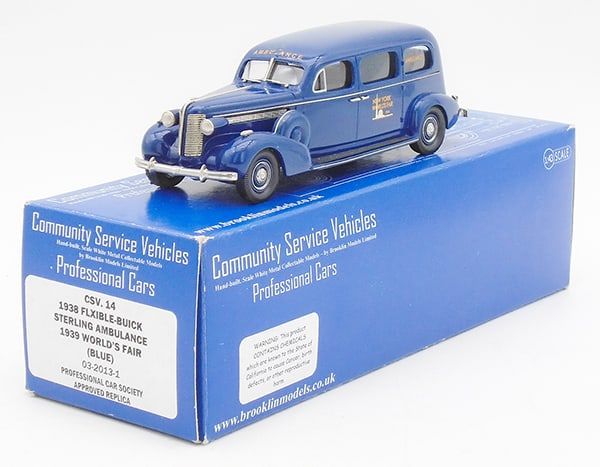 Lot 461: BROOKLIN MODELS CSV-14 1938 BUICK AMBULANCE