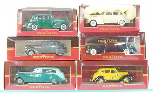 Lot 476: 6 REX TOYS AUTOS