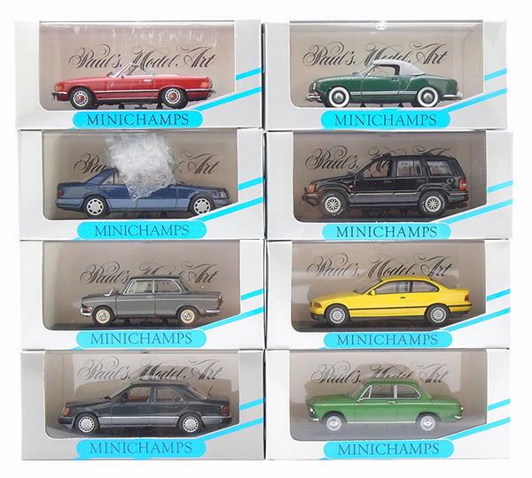 Lot 486: 8 MINI CHAMPS AUTOS