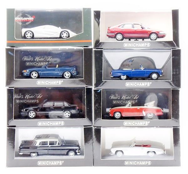 Lot 488: 8 MINI CHAMPS AUTOS