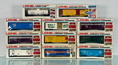 11 Lionel Freight Cars. 9036, 9460, 2x 9404, 7803, 9402, 9413, 9623, 9783, 9011, 9870. Original 