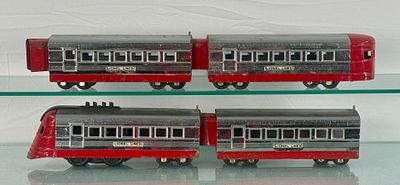 Lionel Prewar Jr. Streamline O Gauge Train set. Lionel Prewar Jr. Streamline O Gauge train 