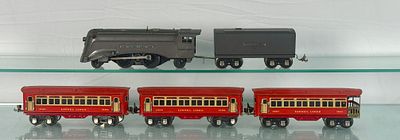 Lionel Train set. O gauge, 1689 loco, 1689T tender, 2x #1690 coaches, 1691 observation C6-7