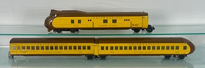 Lionel City of Portland Train Set. A Lionel Prewar O Gauge 752E Union Pacific Streamliner Train 