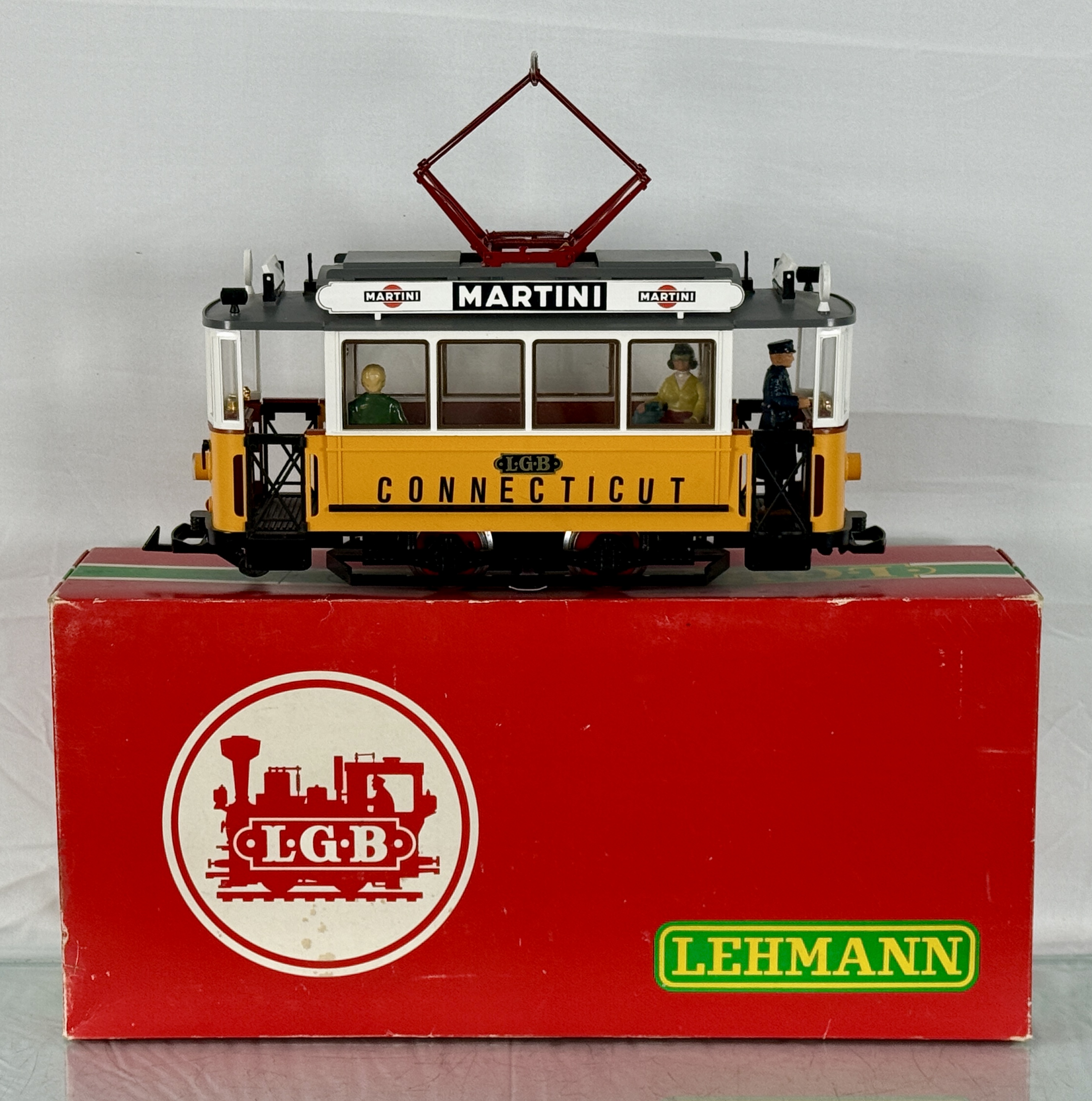 Lot 325 - LGB 2035 G Scale Martini Trolley Streetcar | Lloyd