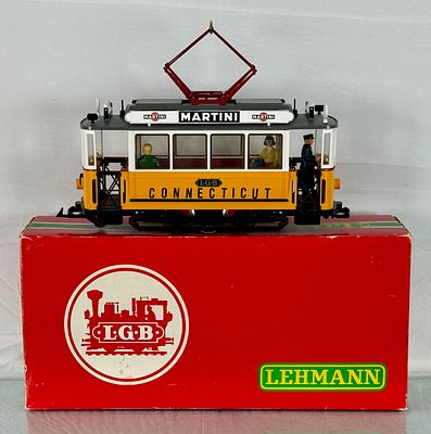 Lot 325 - LGB 2035 G Scale Martini Trolley Streetcar | Lloyd