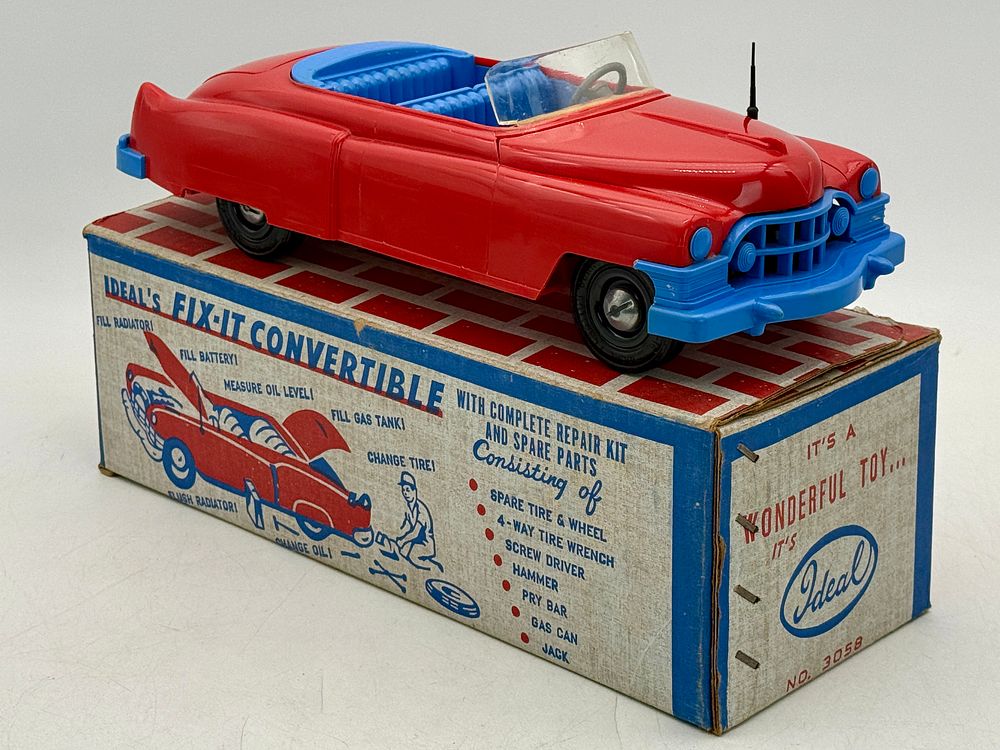 Lot 200: Ideal's Fix-It Convertible Toy Car with Box