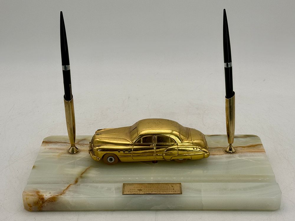 Lot 251: National products Buick desk set