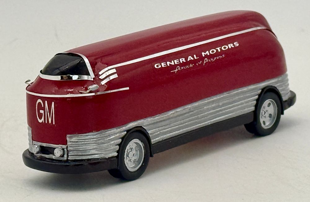 Lot 255: Otto Vallastro General Motors Futurliner Parade of Progress Miniature Bus Model