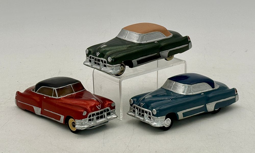 Lot 280: Three 1949 Cadillac Coupe de Ville Model Cars
