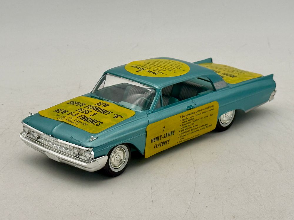 Lot 289: AMT 1961 Mercury Monterey Metallic Teal Dealer Promo Car