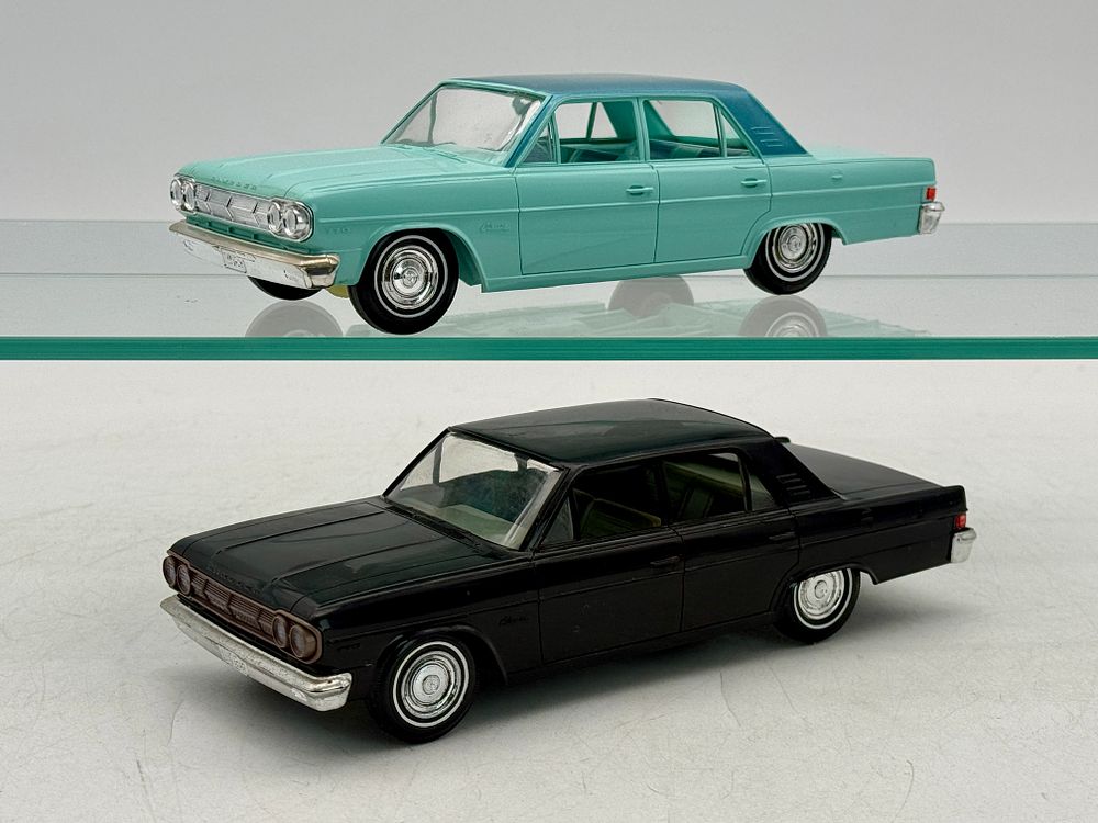 Lot 316: A Pair of 1965 AMC Rambler Classic Sedan Promo Cars