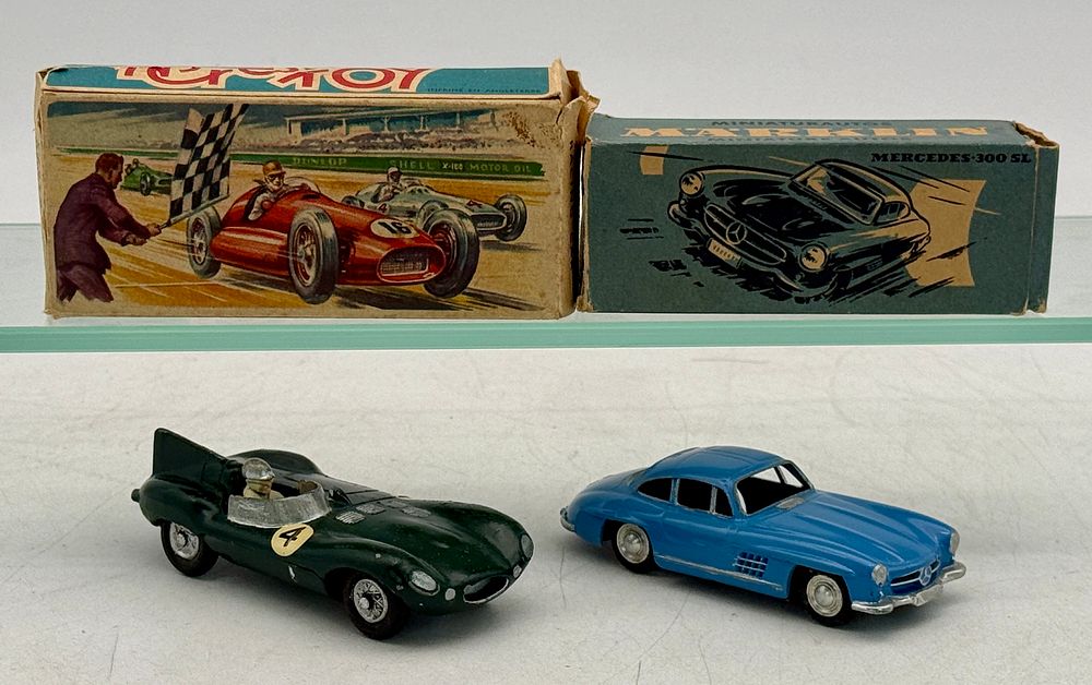 Lot 330: A Pair of Crescent and Märklin Miniature Toy Cars