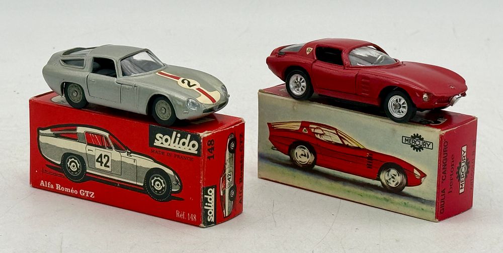 Lot 333: A Pair of Solido and Mercury Alfa Romeo Diecast Cars