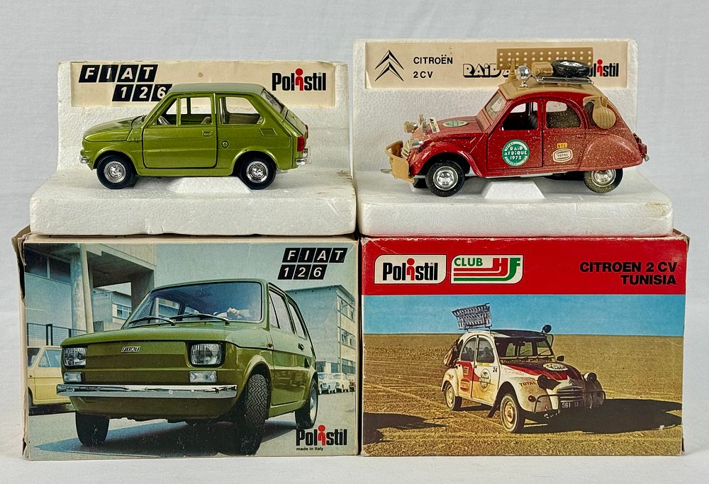 Lot 338: A Pair of Polistil Die-Cast Model Cars