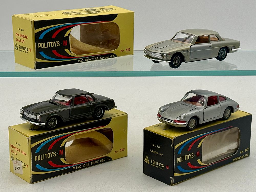 Lot 342: Three Politoys-M Diecast autos