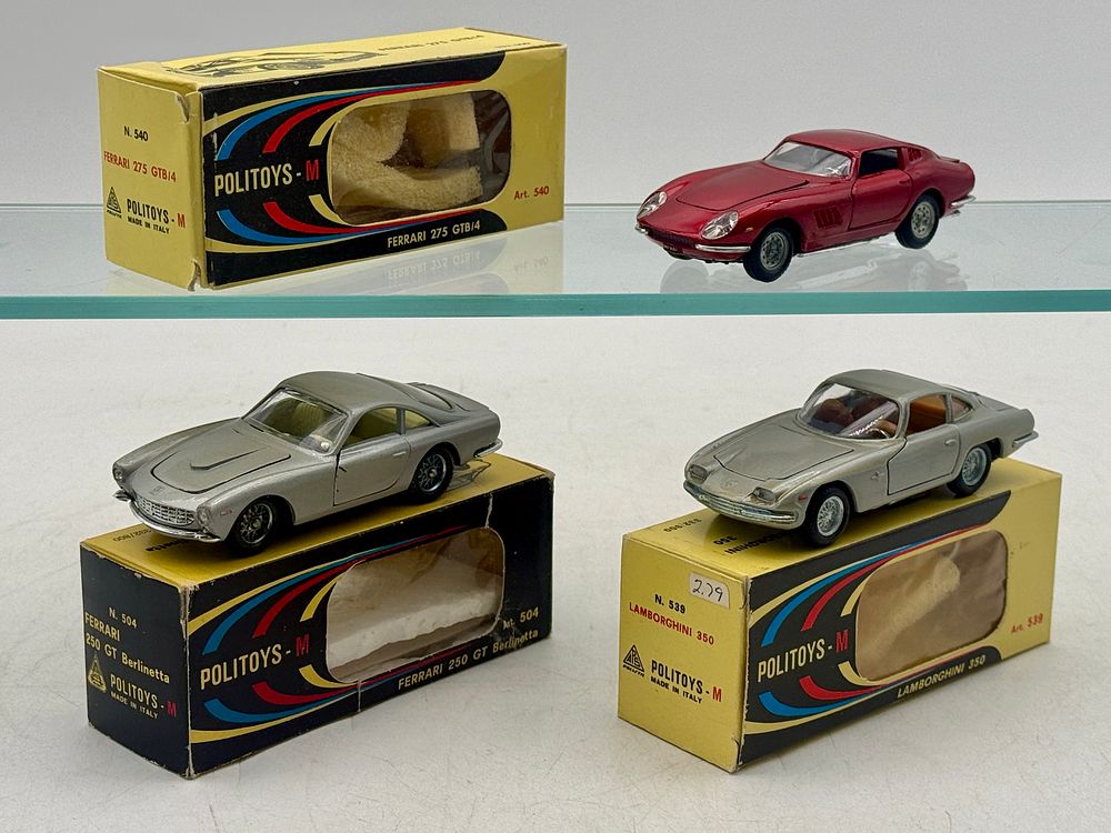 Lot 343: Three Politoys-M Autos
