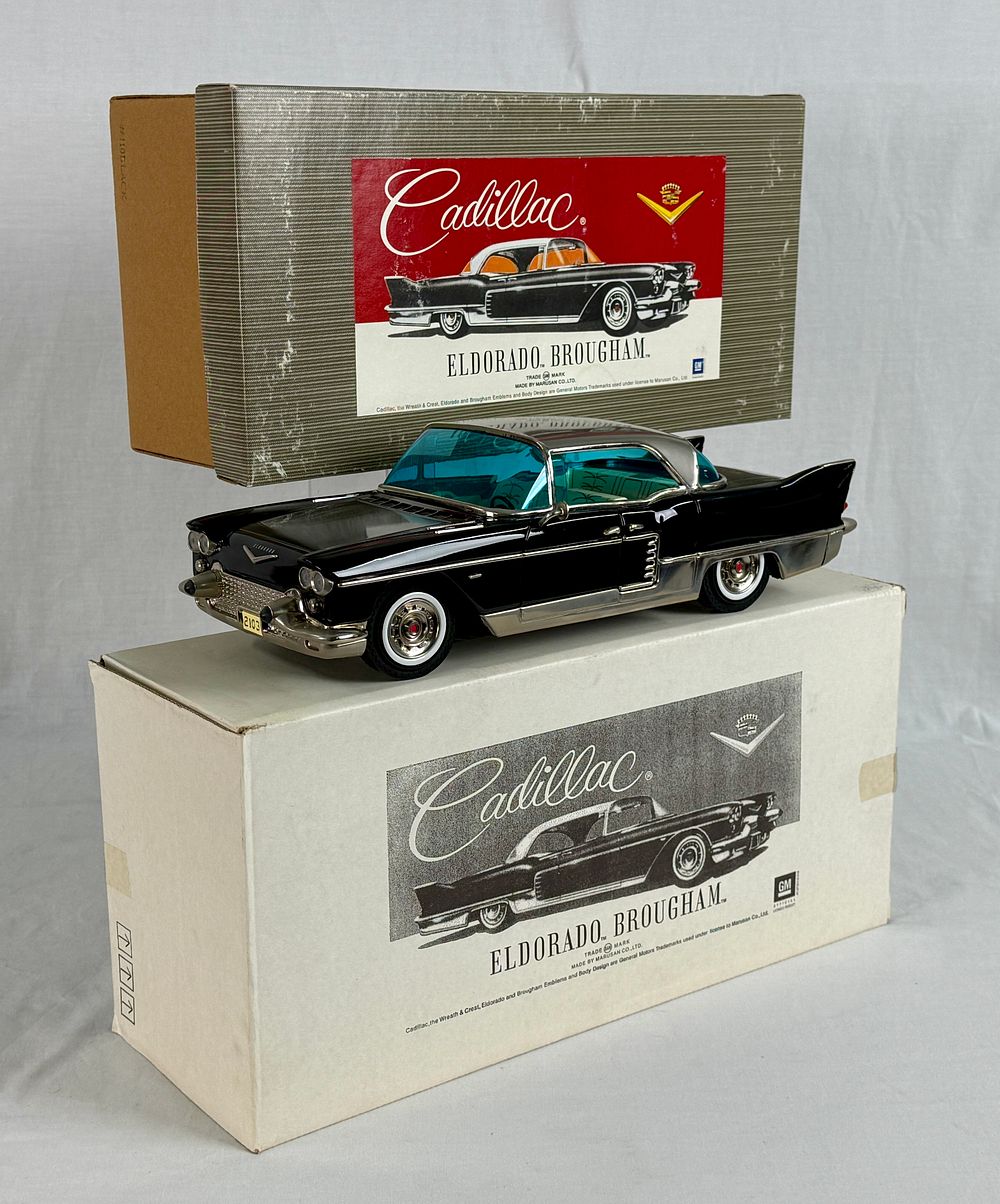 Lot 350: Minichamps 1957 Cadillac Eldorado Brougham Toy Car with Boxes