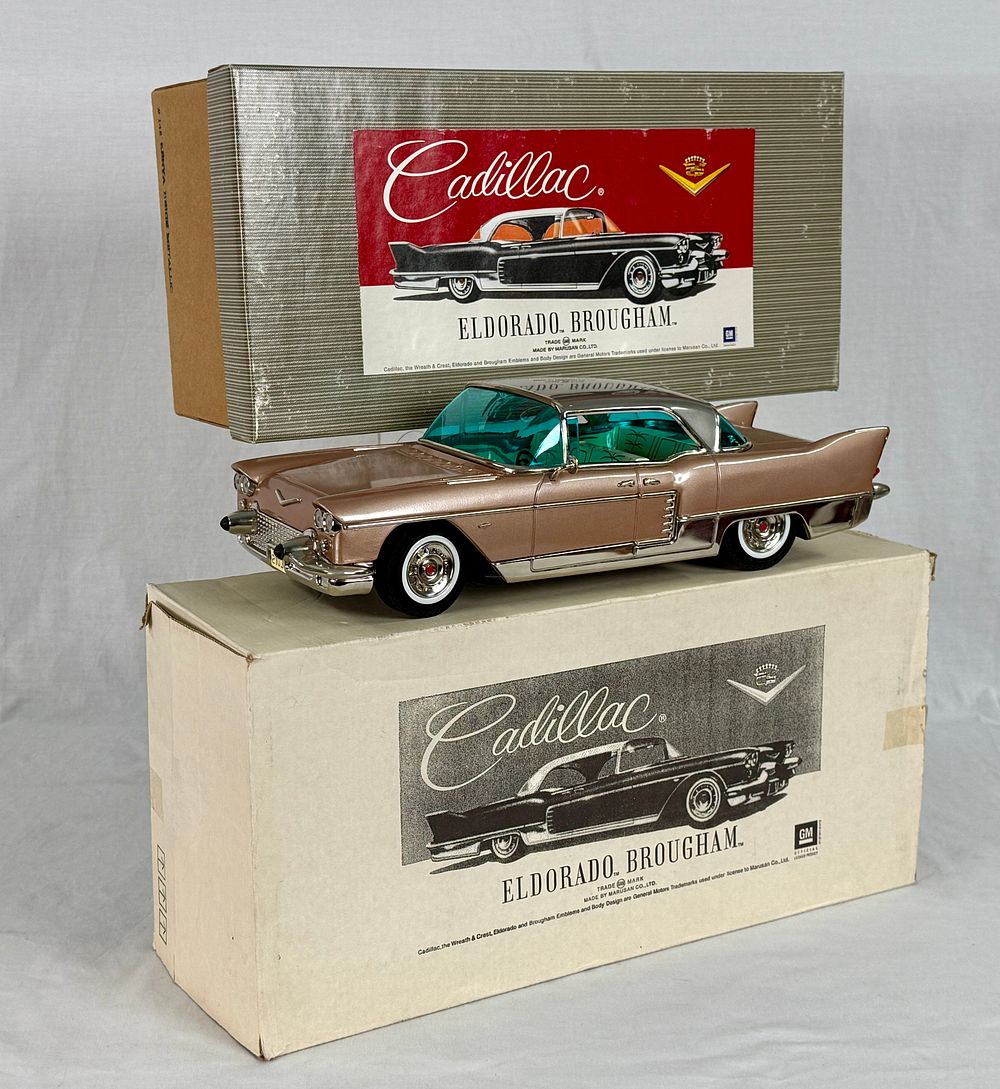 Lot 351: A Marusan 1957 Cadillac Eldorado Brougham Tin Model Car