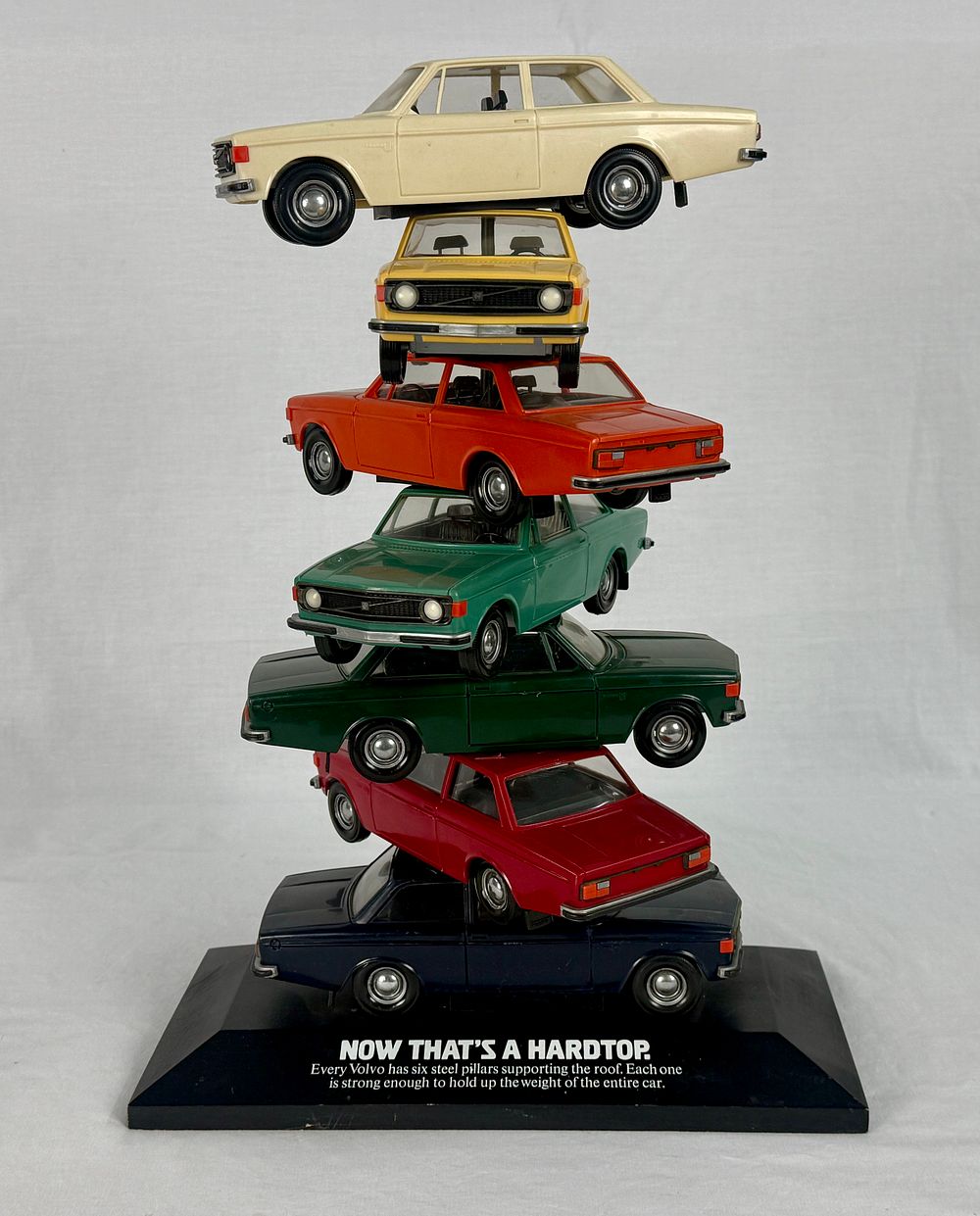 Lot 352: Vintage Volvo Promotional Model Car Display, 'NOW THAT'S A HARDTOP'