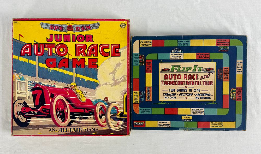 Lot 353: Two auto race games