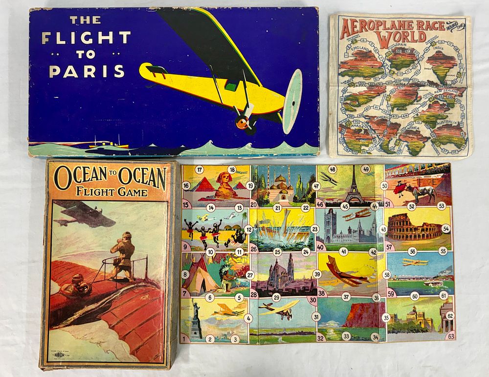 Lot 412: A Collection of Vintage Aviation Board Games