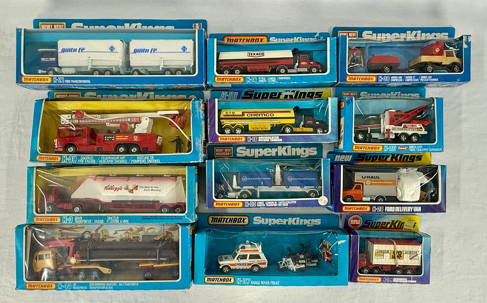 Lot 420: A Group of 12 Matchbox Super Kings Die-Cast Vehicles