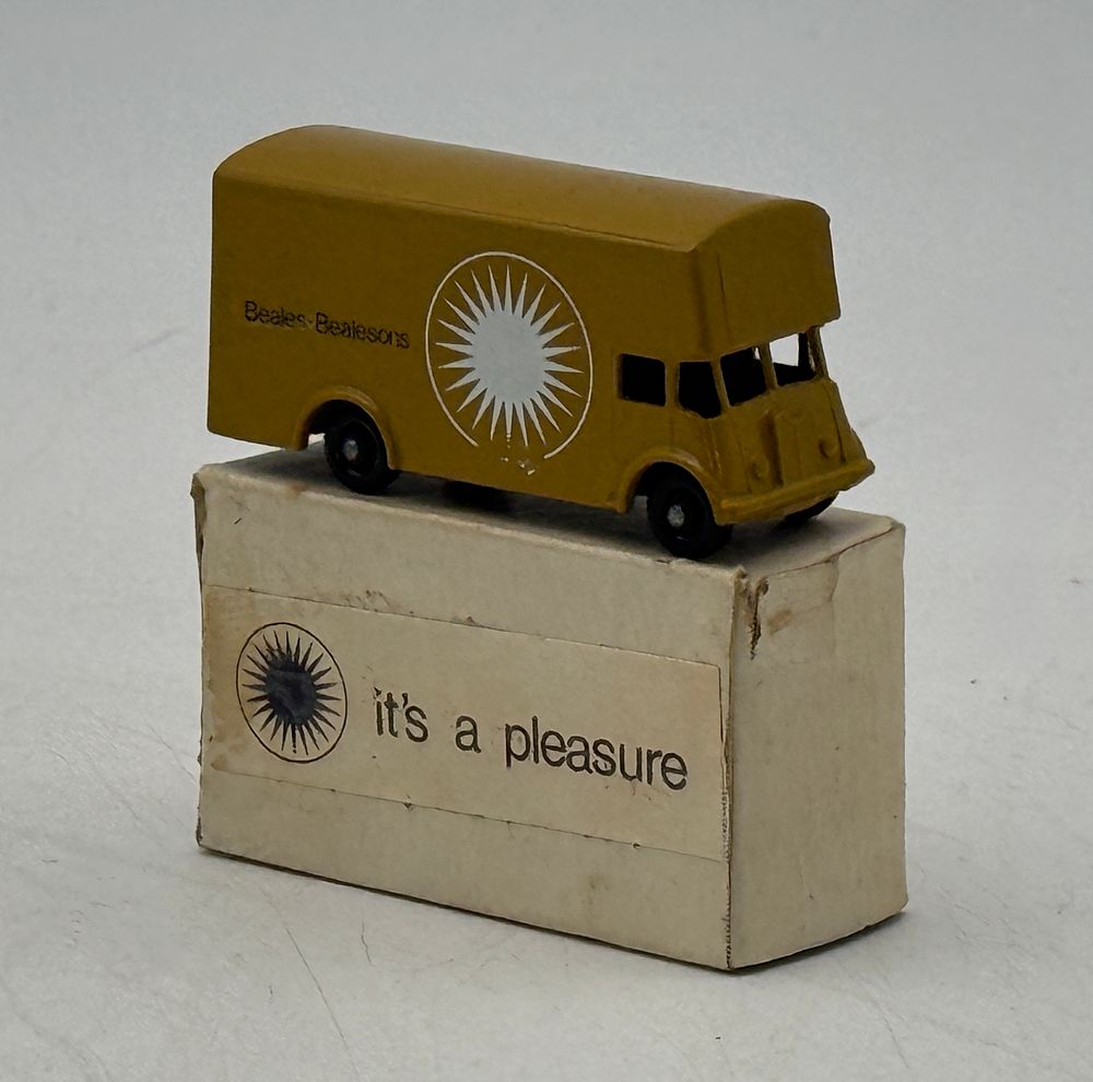 Lot 484: Matchbox 46B9 Beales Bealesons Toy Delivery Van with Box
