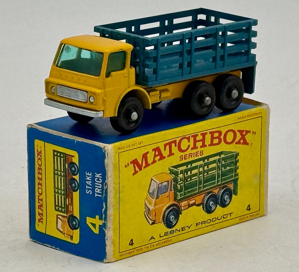 Lot 486: Matchbox 4D1 Dodge Stake Truck, Boxed