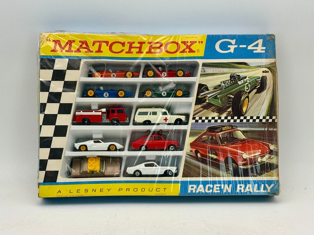 Lot 493: Matchbox G-4 Race'n Rally Gift Set
