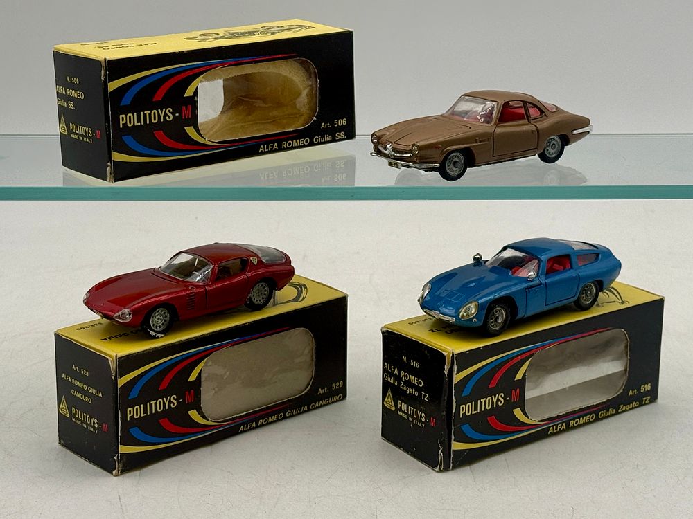 Lot 344: Three Politoys M autos