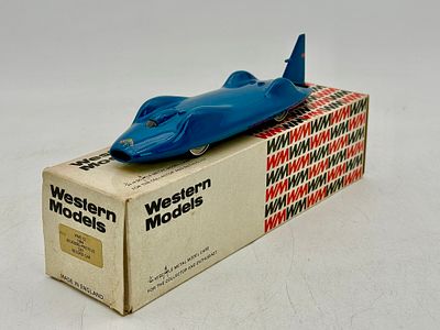 Western Models WMS 52 1/43 Scale 1964 Bluebird-Proteus CN7 Record Car. A White metal, blue 1/43 