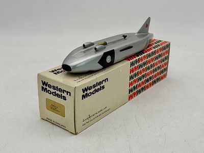 Western Models WMS 30 1938 Thunderbolt Metal Model Car. A White metal silver Western Models 1/43 