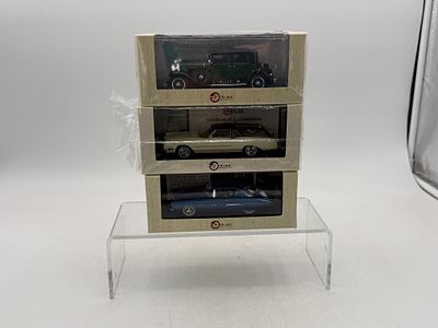 3 Esval Models 1:43 Scale Limited Edition resin Cars. Three Esval Models 1:43 scale limited 