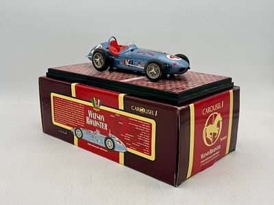 Carousel 1 1:18 Jim Rathmann 1960 Indy 500 Watson Roadster. A blue 1:18 scale die-cast model of 