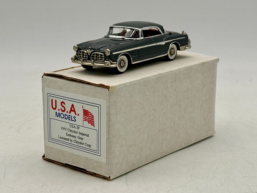 Lot 181: U.S.A. Models #2 1955 Chrysler Imperial Embassy Gray Scale Model