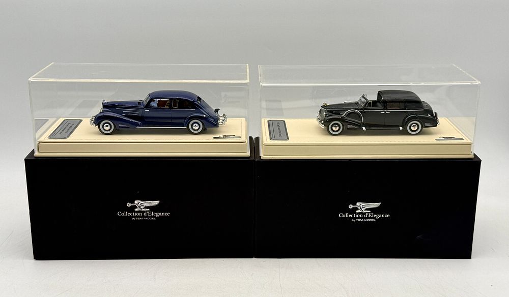 Lot 204: 2 TSM-MODEL Collection d'Elegance Cadillac Series 90 V16 Models