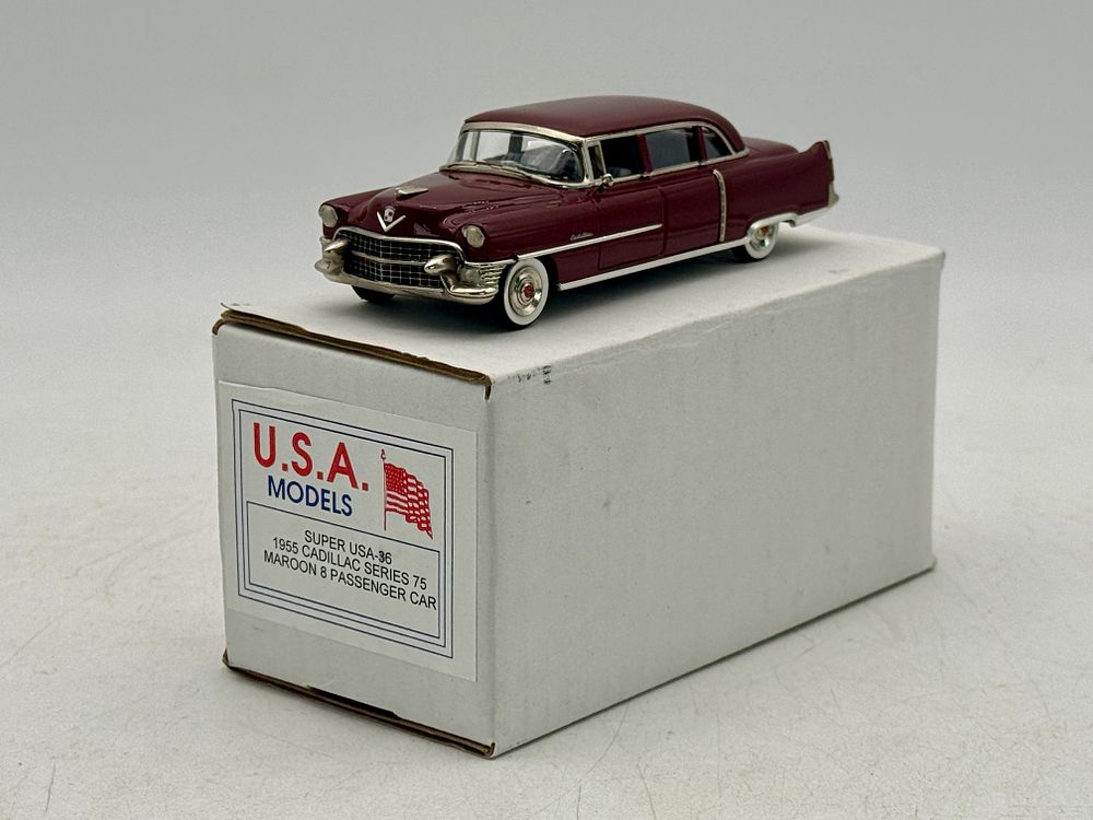 Lot 209: U.S.A. Models US-36 1955 Cadillac Series 75 Model Car