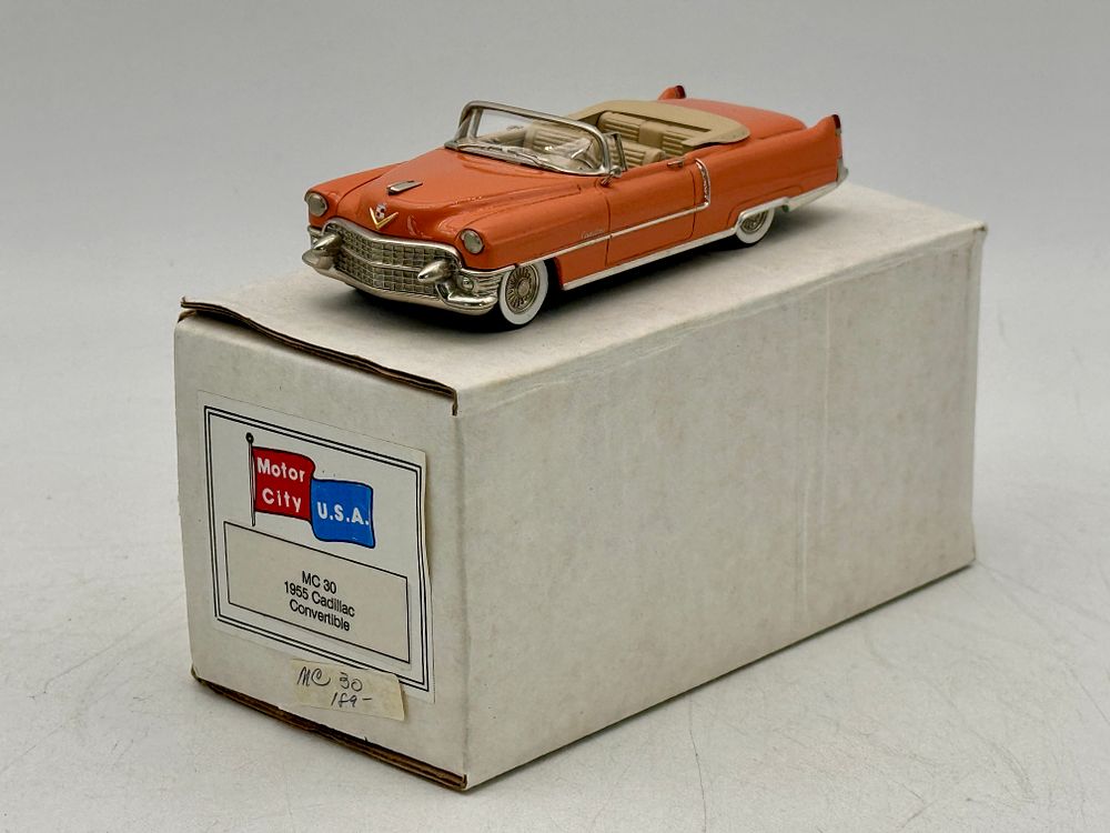 Lot 219: Motor City U.S.A. MC 30 1955 Cadillac Convertible Model Car