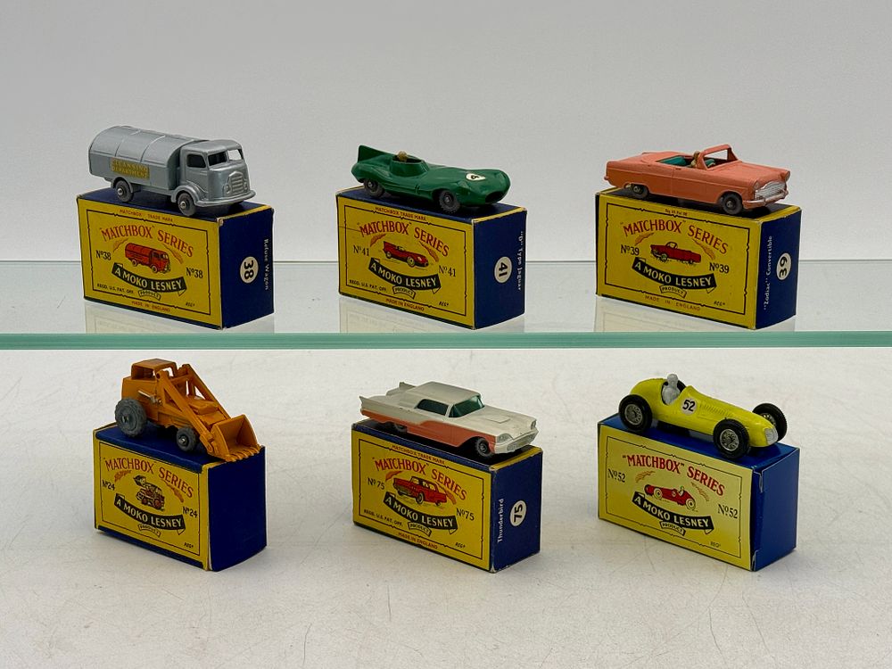 Lot 295: A Collection of 6 Moko Lesney Matchbox Series Die-Cast Vehicles