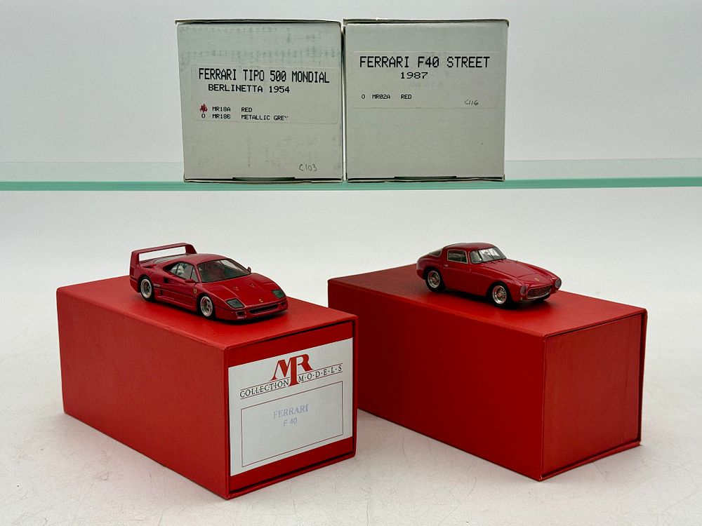 Lot 326: 2 BBR Model Ferrari Cars with Original Packaging