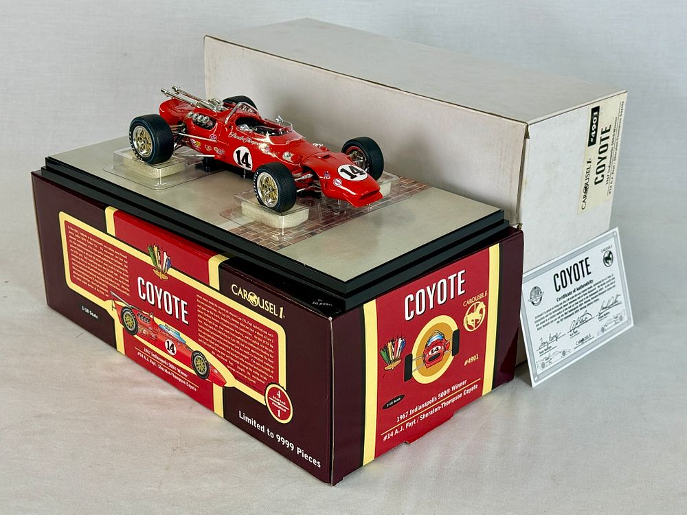 Lot 352: Carousel 1 4901 1967 Indy 500 Winner Coyote