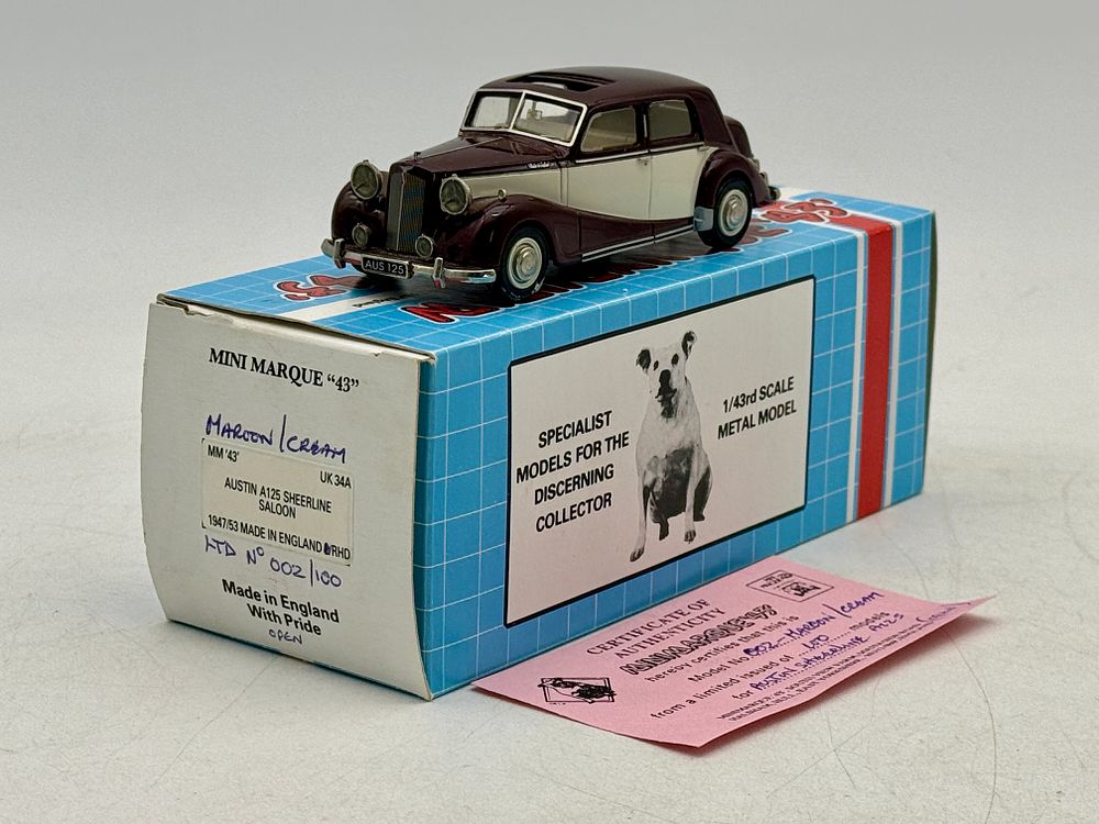 Lot 364: Mini Marque 43 VK34a Austin A125 Sheerline Saloon Model