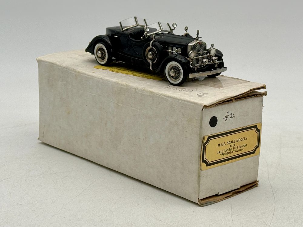 Lot 368: M.A.E. Scale Models #114 1931 Cadillac V-16 Boattail Pininfarina